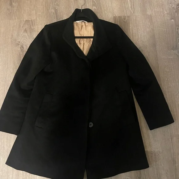 Fleurette Placket Front Loro Piana Wool Coat -4  like  new - Picture 2 of 10